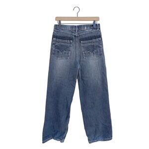 FUBU Jeans, Black Denim, Baggy Black Baggy‎ Jeans, Vintage, Size Youth 18